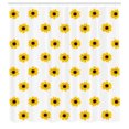 thumbnail image 3 of Ambesonne Yellow Shower Curtain, Sunflower Pattern Nature, 69"Wx84"L, Yellow, 3 of 5
