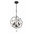 thumbnail image 4 of Five Light Mini Chandelier In Minimalist Style 17 Inches Wide By 23 Inches High-English Bronze Finish    -Traditional Installation Crystorama, 4 of 9