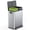Sliver, variant on GIANNA Kitchen Trash Can with Lid, 2×8 Gallon Stainless Steel Bin, Step Pedals, Fingerprint-Proof, For Bathroom Bedroom Home Office