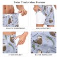 thumbnail image 5 of FORMRS Mens Swim Trunks Mesh Liner Quick Dry Casual Beach Board Shorts with Pockets, Sizes S-2XL, Purple Otters Pattern, 5 of 9
