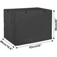 thumbnail image 5 of Tapas duraderas de nicho para mascotas a prueba de viento para jaulas metálicas interiores y exteriores (xs: 63,5 x 48 x 50,8 cm, negro) ) Zefei Wu 9024735024873, 5 of 5
