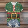 thumbnail image 6 of Drie Womens Tops Shorts Sleeve Shirts for Fall Vacation Plus Size Oversized Casual Tee 2025 Christmas Womens Shirt AG,XL, 6 of 6