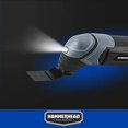 thumbnail image 4 of Hammerhead 2.2-Amp Oscillating Multi-Tool with 1pc Flush Cut Blade, 1pc Semicircle Saw Blade, 1pc Sanding pad, 3pcs Sanding Paper - HAMT022, 4 of 5