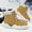 Yellow, variant on Men'S Winter High-Top Thermal Insulated Snow Boots with Plush Lining - Warm Hiking & Outdoor Boots, Lace-Up Ankle Support, Non-Slip Rubber Sole