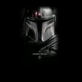 thumbnail image 2 of Men's Star Wars: The Mandalorian Bounty Hunter Shadow Pull Over Hoodie Black 3X Large, 2 of 4