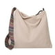thumbnail image 1 of Bolso bandolera de pana para mujer, bolso bandolera informal de gran capacidad para compras, color beige, 1 of 4
