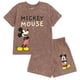 thumbnail image 1 of Set de ropa vintage de Mickey Mouse de Disney para niños de 10 a 12 años, marrón, 1 of 6