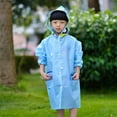 thumbnail image 2 of Girls Boys Cartoon Raincoat for Age 3-8 Years Children Waterproof Hooded Cartoon Raincoat for Outdoor Camping Cycling, 2 of 3