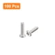 thumbnail image 3 of Tornillos 304 Inoxidable Unique Bargains M1.2-0.25 x 5mm 100uds Plana Redonda Cabeza Phillips Accionamiento Máquina, 3 of 5