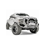 Fab Fours GR2900-1 Grumper Grill/Front Bumper; 2 Stage Black Powder Coated; Combines Both Grille And Bumper; 2018 Ram 2500