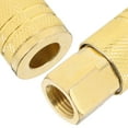 thumbnail image 3 of GOOHOCHY 4Ensemble Raccords Pneumatiques pour Outils Connexion Efficace Acier, 3 of 8