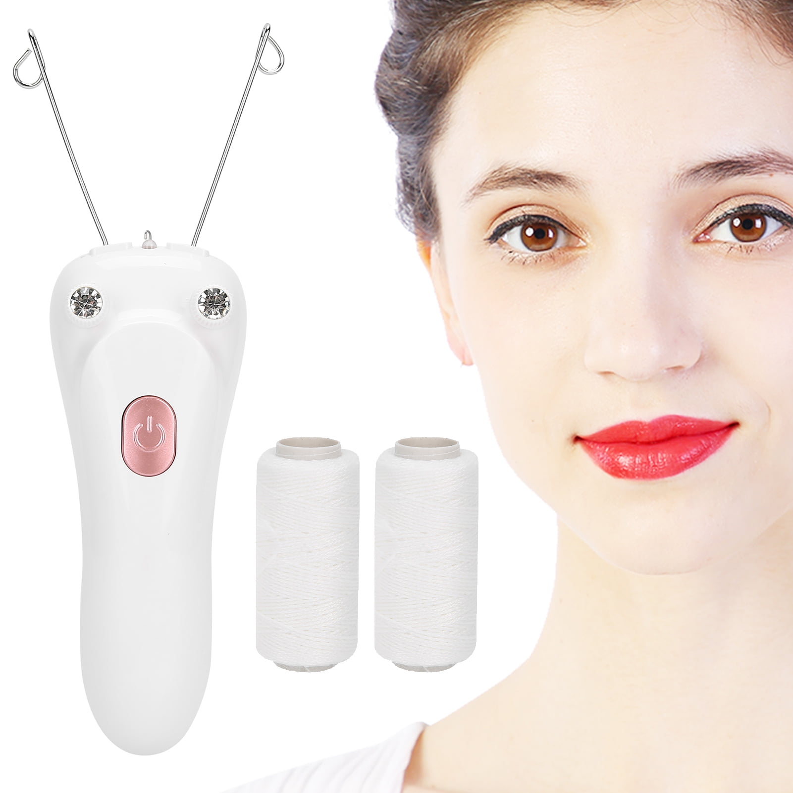 Zaqw USB Charging Electric Cotton Thread Epilator Facial Body Hair ...