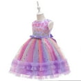thumbnail image 5 of Toddler Girl Dresses Kids Prints Sleeveless Party Hoilday Photography Costome Court Style Tulle Mesh Princess Dresses Clothes for Girls Size 8-9T, 5 of 5