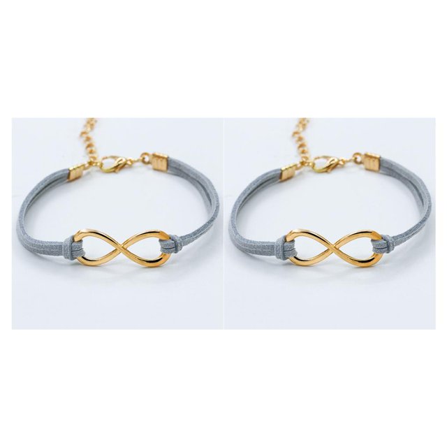 Sonducket 1 multicapa para mujer, de cuero con símbolo infinito, envoltura de moda Type3 NO3