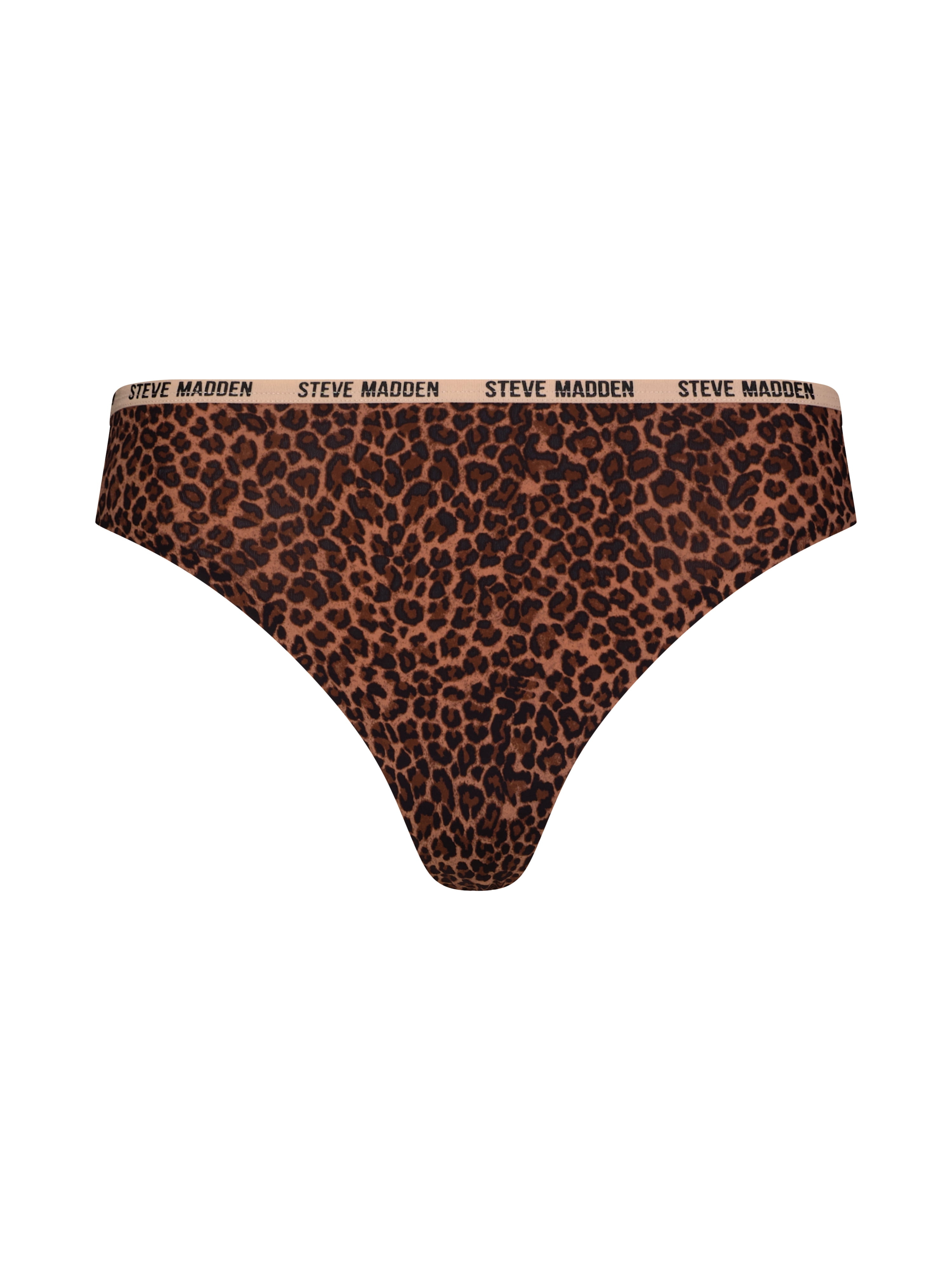 Steve Madden Women's Microfiber Thong Panties, 5-Pack, Sizes S-XL