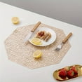 thumbnail image 4 of 1Pc Placemats Restaurant Hollow PVC Decoration Meal Mat Anti-hot Dining Table Line Mat Steak Plate Pad, 4 of 9