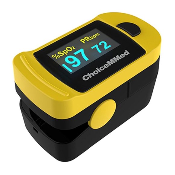 Oxímetro ChoiceMMed con Estuche Amarillo