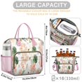 thumbnail image 5 of Pioneer Flower Floral Print Pattern Womens Lunch Box for Work,Insulated Large Lunch Bag for Tween and Teen,Loncheras Para Mujer,Leakproof Adult Lunch Bag for Work,Beach,Travel,Picnic,Camping, 5 of 7