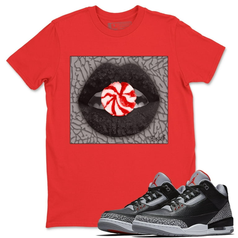 Jordan 3 black cement top shirt