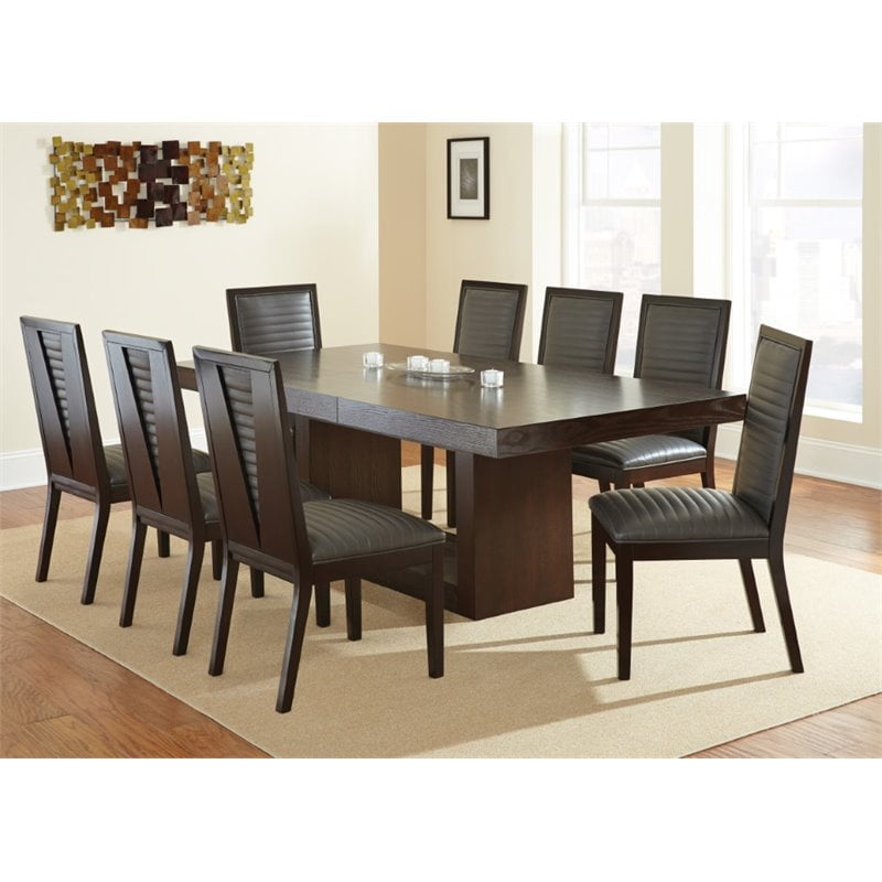 Steve Silver Antonio Dining Table With 18 Leaf In Cherry Com - Steve Silver Dining Table Set Steve Silver Antonio Dining Table With 18 Leaf In Cherry Com - Steve Silver Dining Table Set