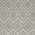 thumbnail image 5 of 4' X 6' Silver Grey Argyle Indoor Outdoor Area Rug, 5 of 6