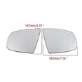 thumbnail image 4 of Left Side Rear View Mirror Side Mirror Glass Heated + Adjustment For-BMW X5 E70 2007-2013 X6 E71 E72 2008-2014, 4 of 5
