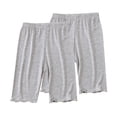 thumbnail image 1 of Odeerbi 2-13 Años Niñas 2 Pcs Modal Bike Shorts Cintura Alta Seguridad Bajo Vestido Slip Shorts Yoga Dance Shorts Verano Bermudas Shorts Pantalones de Color Sólido, 1 of 7