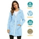 thumbnail image 2 of Chubasquero LOMON, ligero e impermeable para mujer, color azul claro, 2 of 6