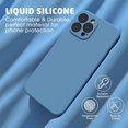 thumbnail image 3 of Compatible with iPhone 13 Pro Max Case 2021, Liquid Silicone Gel Rubber Full Coverage [with Camera Protection] Phone Case for iPhone 13 Pro Max 6.7 in, 3 of 4
