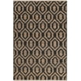 thumbnail image 3 of Unique Loom Chindi Jute Collection Area Rug (4' 1" x 6' 1" Rectangle Black/Navy Blue), 3 of 13