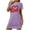 Purple, variant on Sakmal Love Womens Moomoo Nightgowns Short Sleeve Valentines Soft Sleepshirt Heart Print Short Nightgowns for Women L