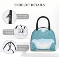 thumbnail image 4 of Disketp Bathtub with Soap Bubbles Bolsa Térmica para Almuerzo, Lonchera con Abertura Amplia y Gran Capacidad, Organizador Reutilizable para Mujeres, Hombres y Adultos, 4 of 6