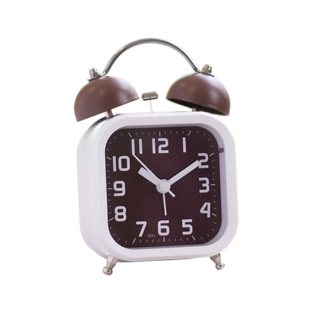 Dvumao Extra Louds Alarm Clock with Light for Heavy Sleepers Electrics Ring Twin Bells Alarm Clock for Bedroom Students Battery Vintage Table Clock Wake Up On Time