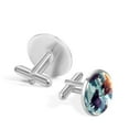 thumbnail image 3 of Yak Elegant Suit Cufflinks Set | Stainless Steel Silver Jewelry | Ideal for Formal Occasions, 3 of 6