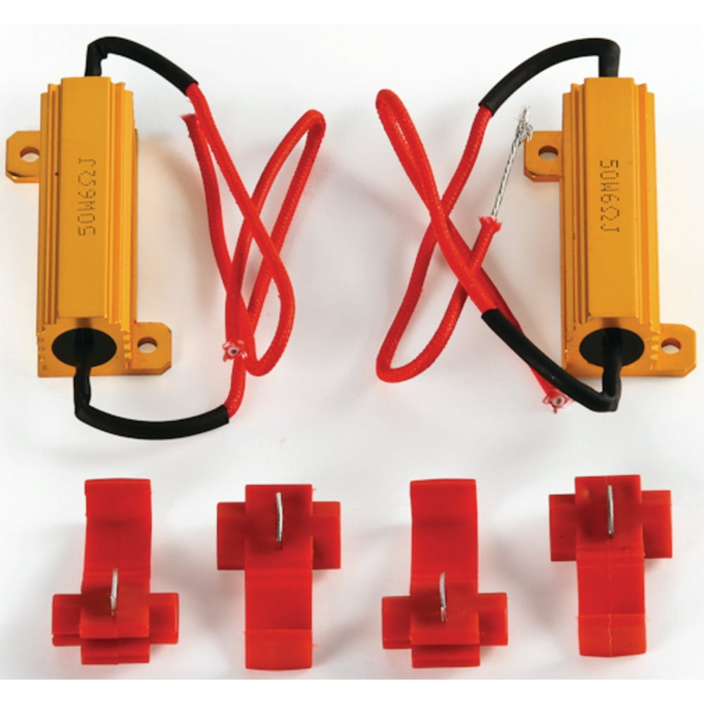 LOAD RESISTOR KIT FOR LED BULB, 6 OHM/50 WATT, 2 PACK