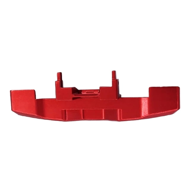 ZheElen 1pcs 1/18 Rear Bumper RC Upgrade Part Aluminum Alloy Wear-resistant Rear Bumper For Trx4m RC Car Part Red