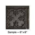 thumbnail image 1 of FASÄDE Traditional Style 10 Decorative Vinyl Backsplash Panel in Smoked Pewter (6X6 Inch Sample), 1 of 5