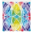 thumbnail image 3 of Ambesonne Ombre Shower Curtain, Rainbow Grunge, 69"Wx84"L, Multicolor, 3 of 5