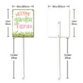thumbnail image 6 of Eveokoki Welcome Garden Fairies Sign for Yard with Stake 8x12Inch Yard Decoration Rustproof Outdoor Aluminum Sign for Yard Garden Lawn Street Outdoor, 6 of 6