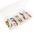 thumbnail image 1 of Pesca 10 unids/lote cuchara señuelos de pesca de Metal agua dulce agua salada Spinner cebo con caja Ehuebsd Para Estrenar, 1 of 8