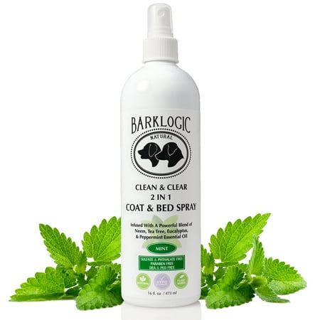UPC: 0040232333293 | BarkLogic Clean & Clear 2 in 1 Coat & Bed Spray – Mint