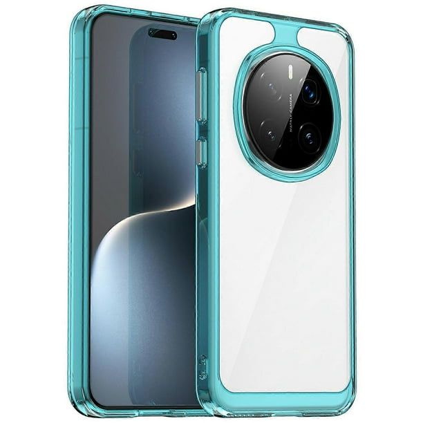 For Honor Magic7 Pro 5G Case TPU Acrylic Protective Clear Phone Cover - Black