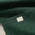 thumbnail image 4 of Fingercraft Cloth Napkins, 100% Linen Table Napkins, 20 in x 20 in, Set of 6, Green, 4 of 7