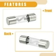 thumbnail image 6 of Unique Bargains 10 Pcs 0.39x1.50 Inch 40A Universal AGU Glass Fuse - Car - Tube Metal Silver Tone, 6 of 6