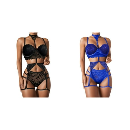 2-Pack Ring Sleepwear Lingerie Steel Underwear Pajamas Fashion Lace Garter Pun Underwear Underwear And Bra Set Men s Briefs 2t Tractor Underwear Womens Lace Lingerie Set We Undies Light Lace