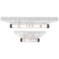 thumbnail image 6 of MOKKHNB 2Pcs Multi Function Transparent Drawing Ruler with Parallel and Angle Measuring Features, 6 of 9