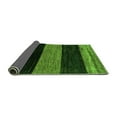 thumbnail image 2 of Ahgly Company Indoor Square Abstract Green Modern Area Rugs, 5' Square, 2 of 4
