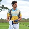 thumbnail image 3 of Balery Funny Countryside Donkey Camisa Polo de Hombre con Estampado, de Manga Corta y Tejido Medio, Camisa Tipo Golf Polo-X-Large, 3 of 6