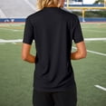 thumbnail image 4 of DHFJKG Womens Workout Tops Short Sleeve Athletic Running Shirts Breathable Solid Color Loose Fit Basic Tee For Yoga Gym Sports Stylish Top, 4 of 5