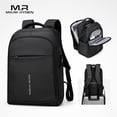 thumbnail image 4 of Mochila Negra Mark Ryden. Para negocios/escuela. Correas acolchadas. Repelente al agua. Espacio para laptop de 15.6", tableta de 9.7”. Modelo 9191 Mark Ryden  Modelo 9191DYSJ-00, 4 of 13